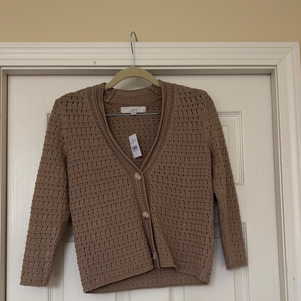LOFT Women's Tan Sweater